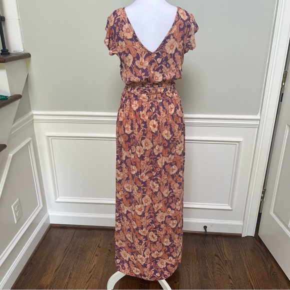 Sivana Spirit Rayon Floral Maxi Dress S - Picture 3 of 7